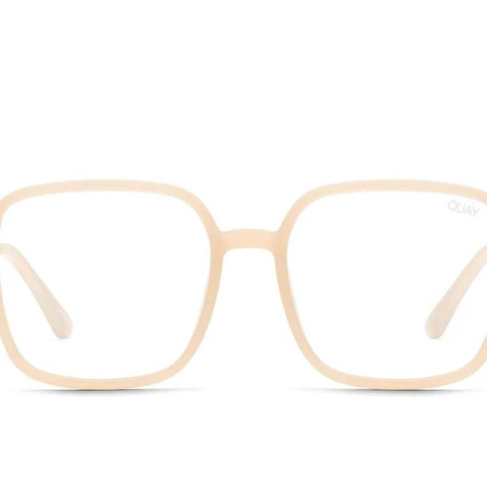 QUAY AUSTRALIA- 9 to 5 Blue light glasses - peach